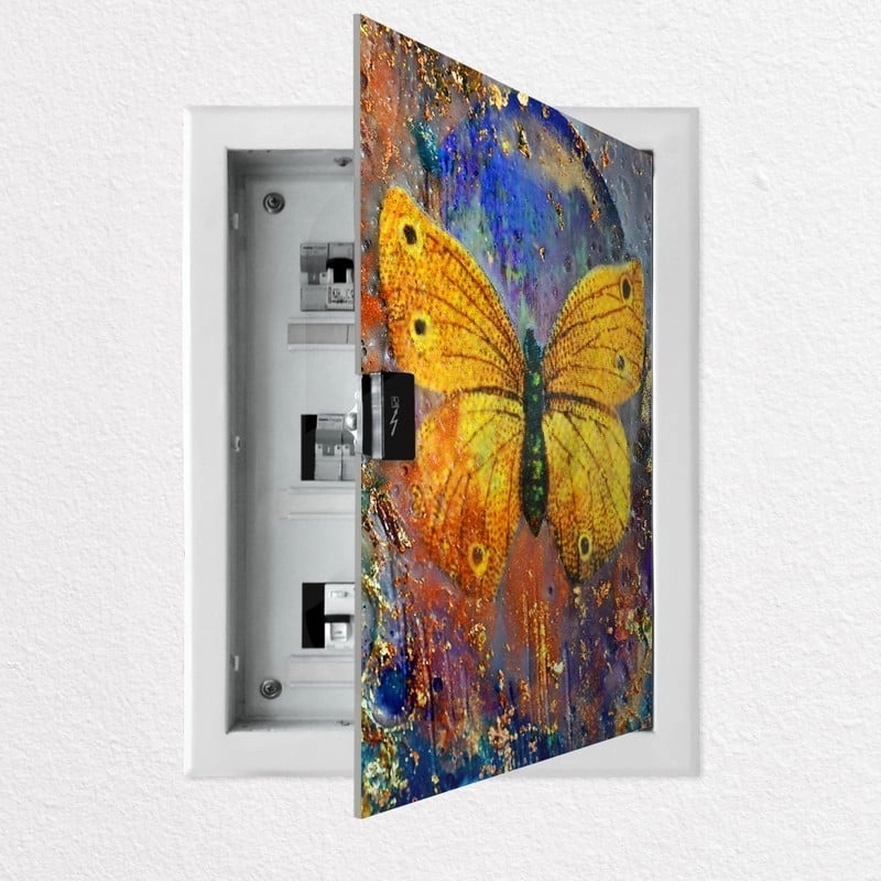Αυτοκόλλητο ηλεκτρολογικού πίνακα GOLDEN BUTTERFLY