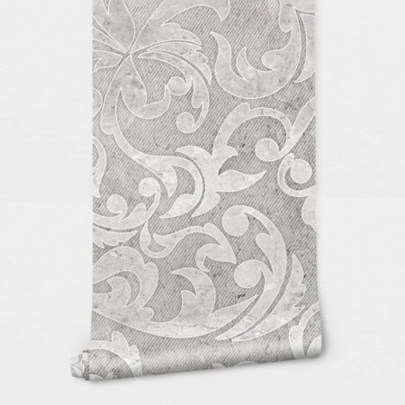 Αυτοκόλλητη Ταπετσαρία τοίχου GRUNGE ORNAMENTS - Floral - Λουλουδια Sticky 2