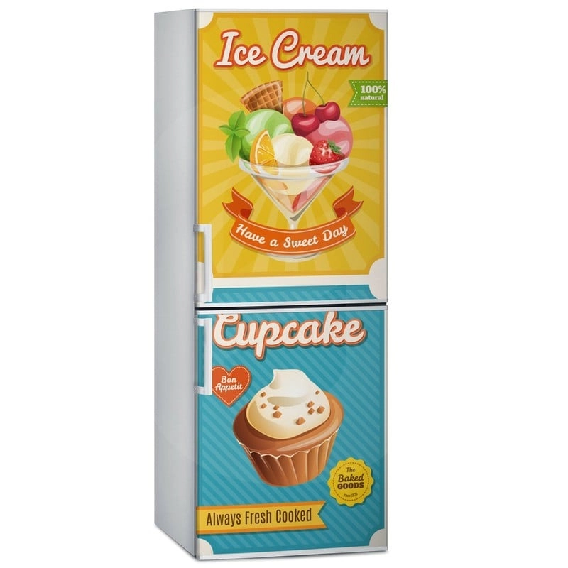 Αυτοκόλλητο ψυγείου  ICE CREAM CUPCAKE
