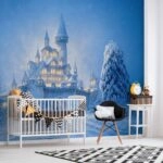 Αυτοκόλλητη Ταπετσαρία τοίχου MAGIC ICE CASTLE
