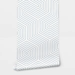 Αυτοκόλλητη Ταπετσαρία τοίχου MINIMAL MAZE LINES