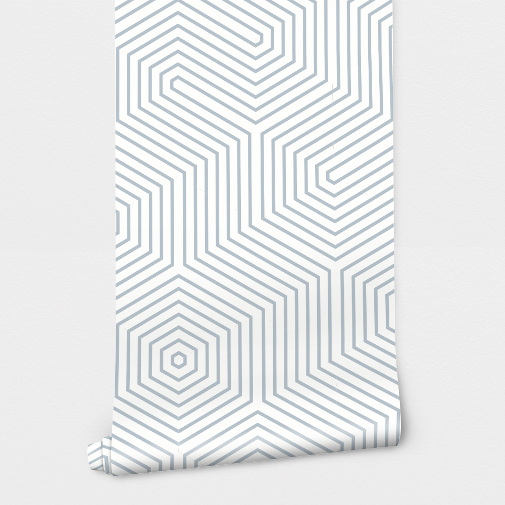 Αυτοκόλλητη Ταπετσαρία τοίχου MINIMAL MAZE LINES