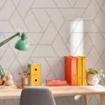 Αυτοκόλλητη Ταπετσαρία τοίχου MINIMAL TRIANGLES PATTERN