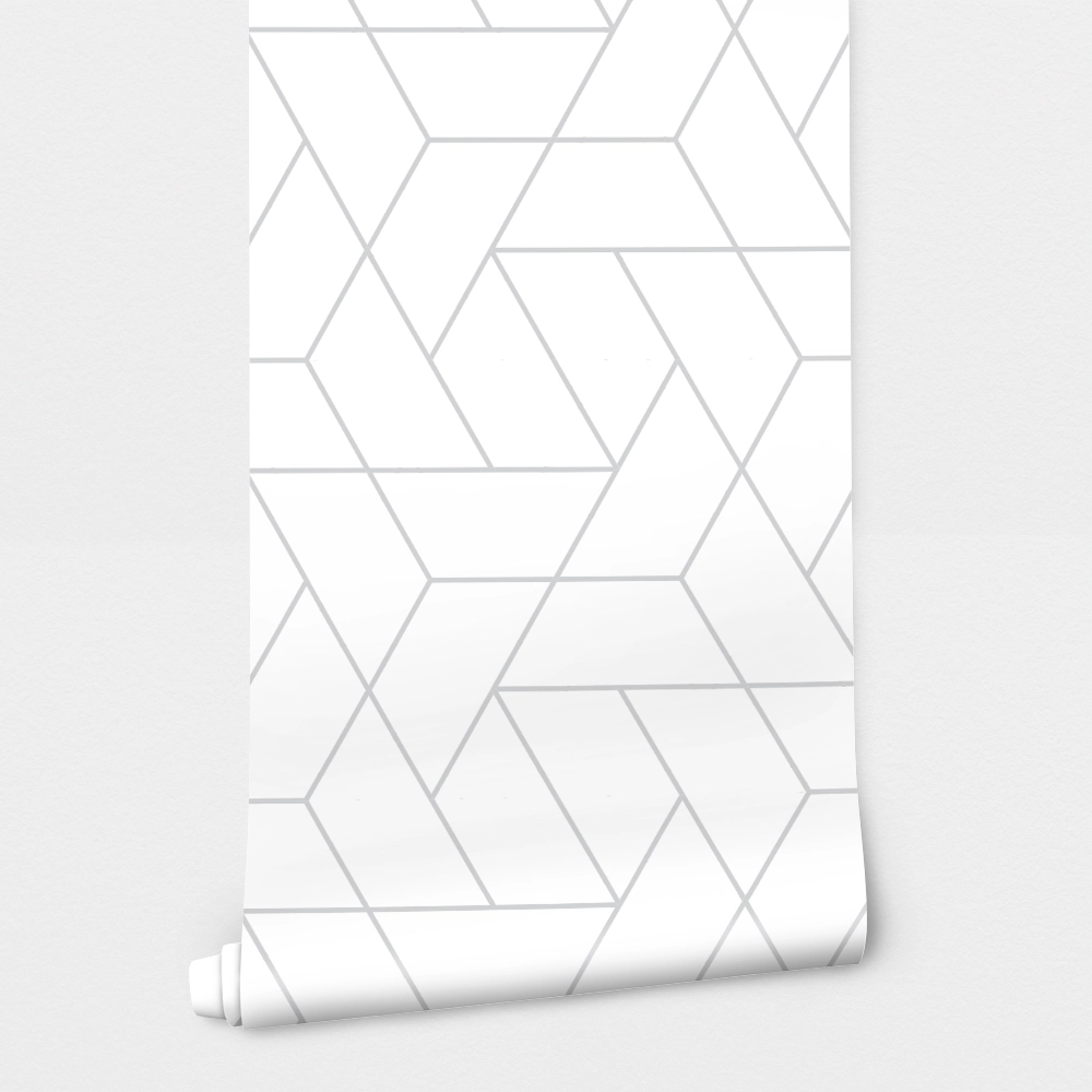 Αυτοκόλλητη Ταπετσαρία τοίχου MINIMAL TRIANGLES PATTERN