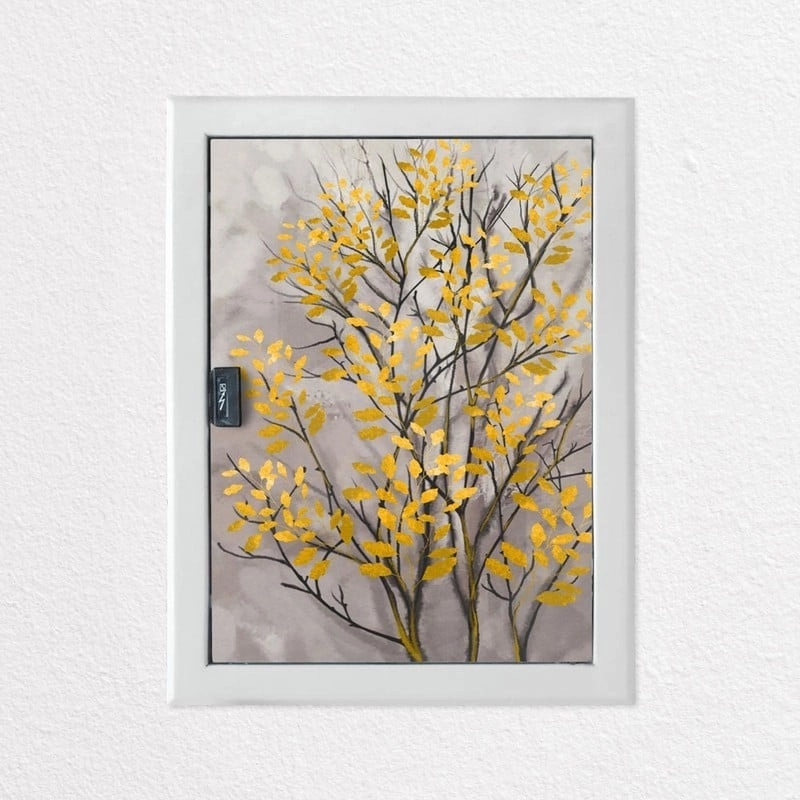 Aυτοκόλλητο ηλεκτρολογικού πίνακα MODERN ABSTRACT TREE 3