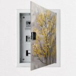 Aυτοκόλλητο ηλεκτρολογικού πίνακα MODERN ABSTRACT TREE 3