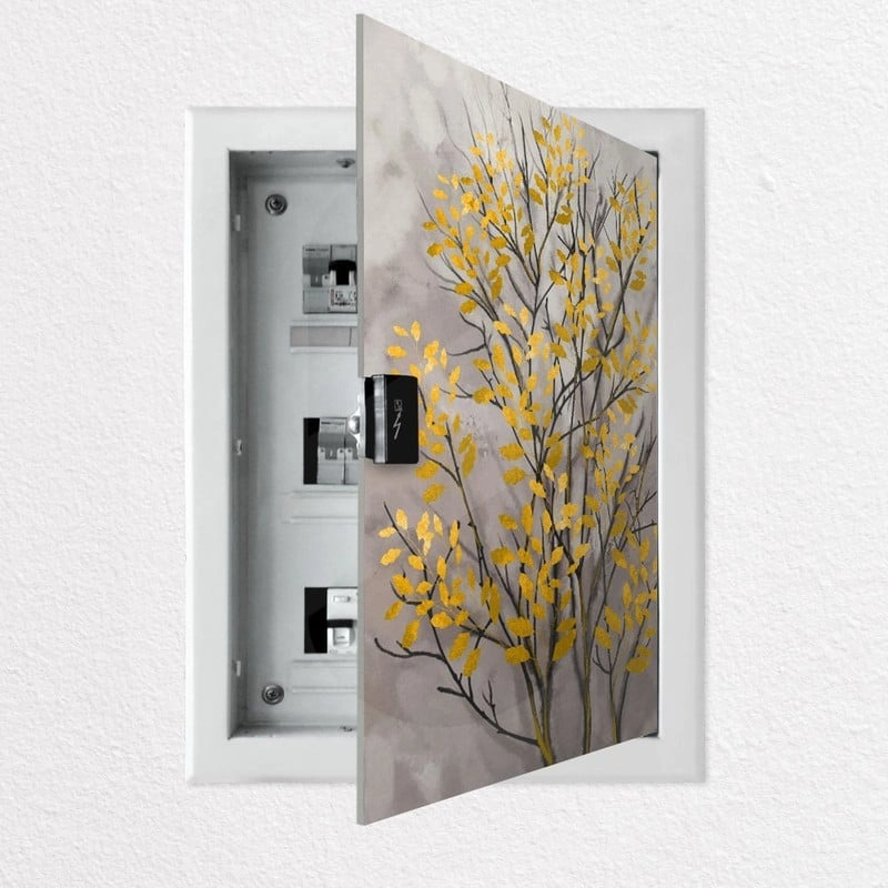 Aυτοκόλλητο ηλεκτρολογικού πίνακα MODERN ABSTRACT TREE 3