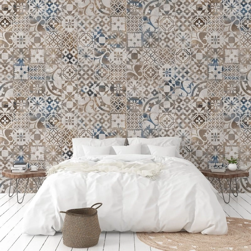 Αυτοκόλλητη Ταπετσαρία τοίχου OLD TILES