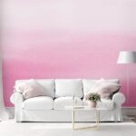 Αυτοκόλλητη Ταπετσαρία τοίχου OMBRE COTTON CANDY PINK
