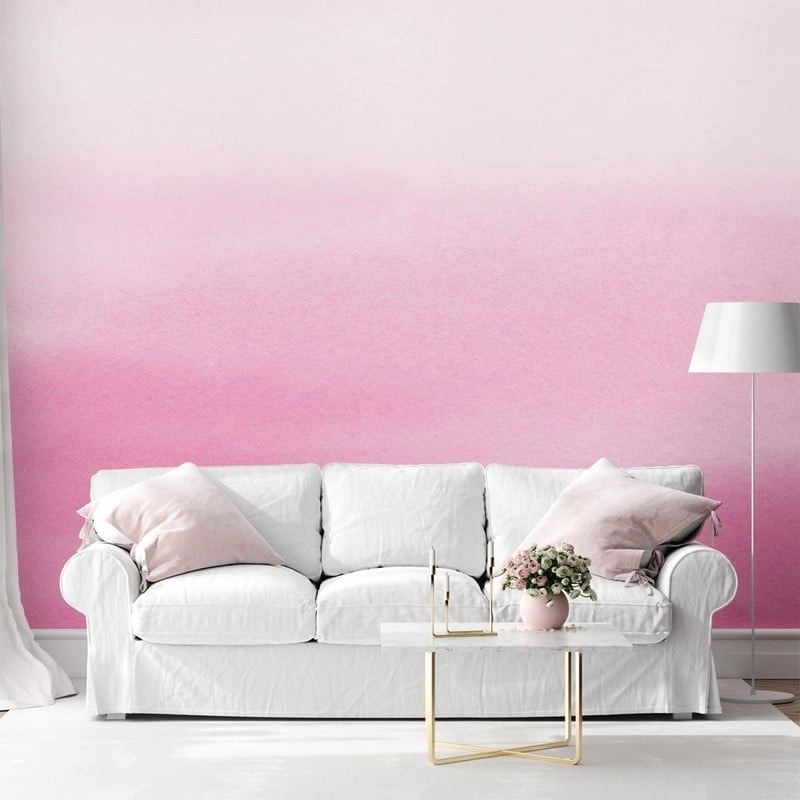 Αυτοκόλλητη Ταπετσαρία τοίχου OMBRE COTTON CANDY PINK