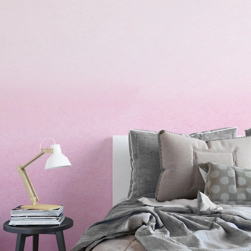 Αυτοκόλλητη Ταπετσαρία τοίχου OMBRE COTTON CANDY PINK
