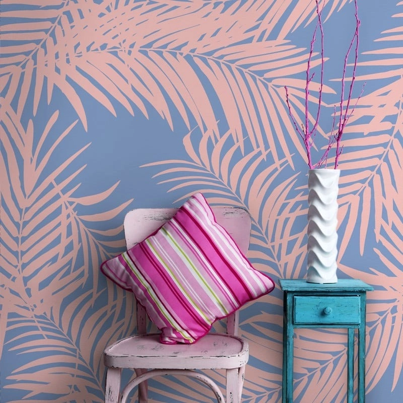 Αυτοκόλλητη Ταπετσαρία τοίχου PALM LEAVES 3