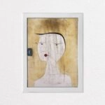 Αυτοκόλλητο ηλεκτρολογικο PAUL KLEE SEALED WOMAN