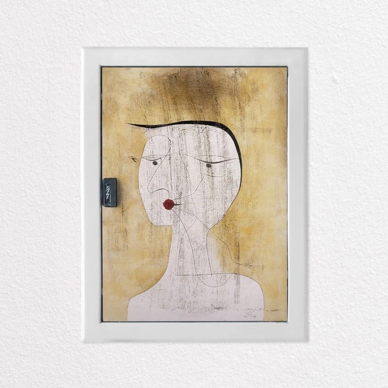 Αυτοκόλλητο ηλεκτρολογικο PAUL KLEE SEALED WOMAN