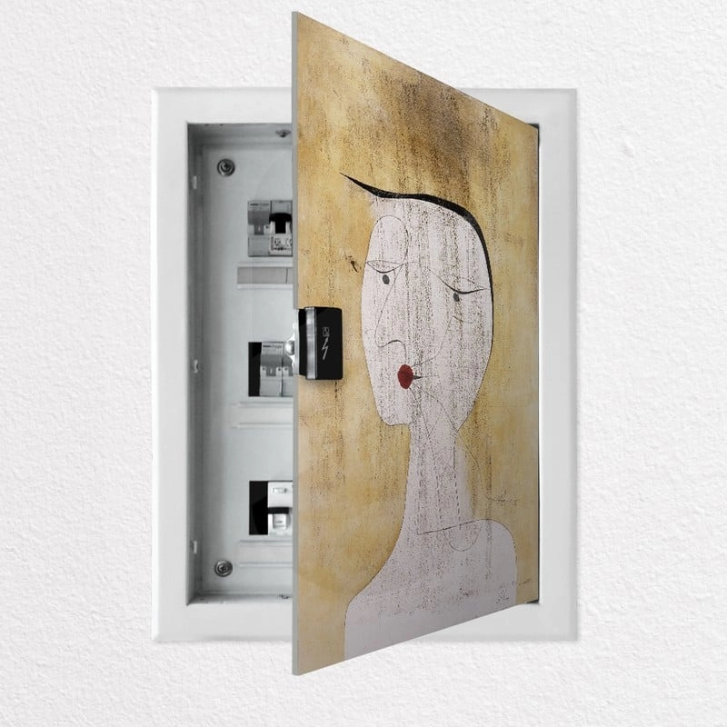 Αυτοκόλλητο ηλεκτρολογικο PAUL KLEE SEALED WOMAN