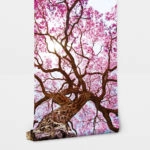 Αυτοκόλλητη Ταπετσαρία τοίχου PINK TREE