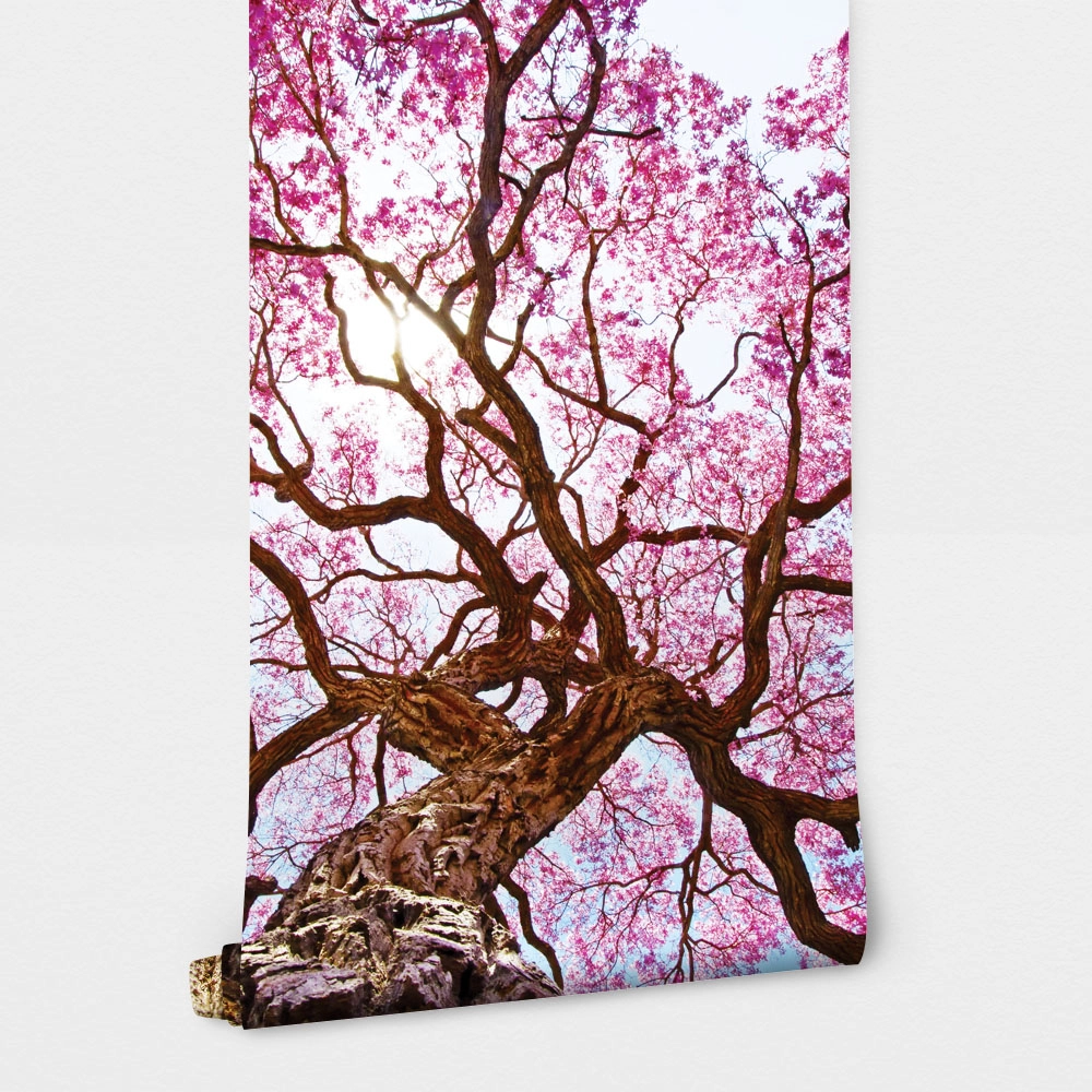 Αυτοκόλλητη Ταπετσαρία τοίχου PINK TREE