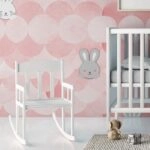 Αυτοκόλλητη Ταπετσαρία τοίχου RABBIT POP PINK