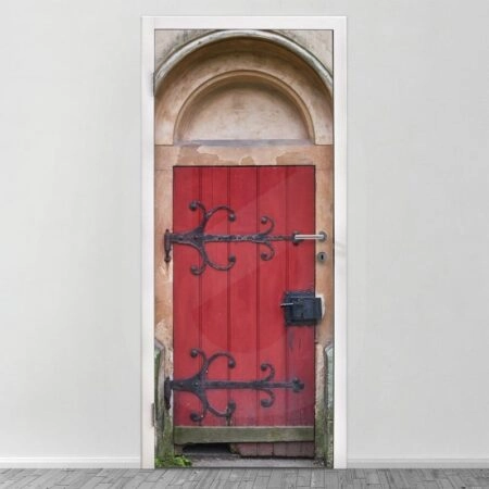 Αυτοκολλητο Πορτας RED DOOR