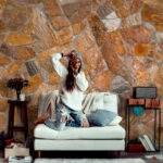 Αυτοκόλλητη Ταπετσαρία τοίχου STONE WALL 1
