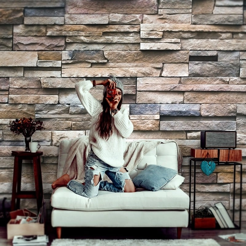 Αυτοκόλλητη Ταπετσαρία τοίχου STONE WALL 5