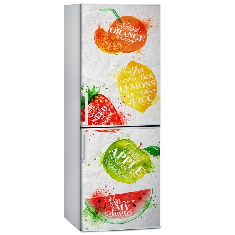 Αυτοκόλλητο ψυγείου WATERCOLOR FRUITS