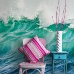 Αυτοκόλλητη Ταπετσαρία τοίχου WILD WAVES