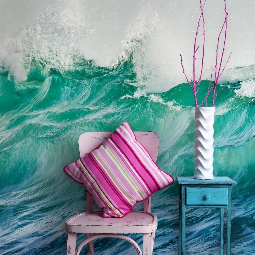 Αυτοκόλλητη Ταπετσαρία τοίχου WILD WAVES