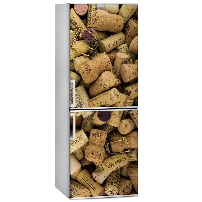 Αυτοκόλλητο ψυγείου WINE CORKS