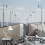 Αυτοκόλλητη Ταπετσαρία τοίχου WOODEN PIER