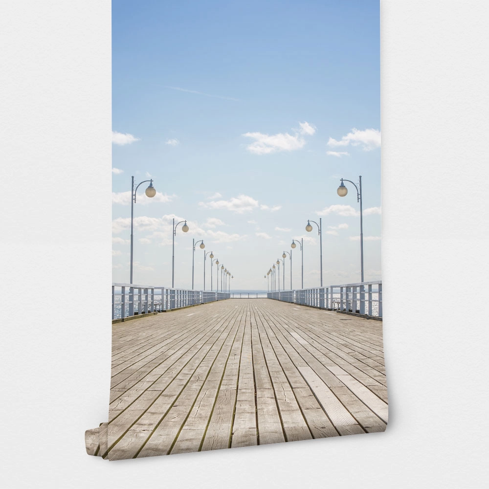 Αυτοκόλλητη Ταπετσαρία τοίχου WOODEN PIER
