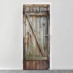 Αυτοκολλητο Πορτας OLD WOODEN DOOR