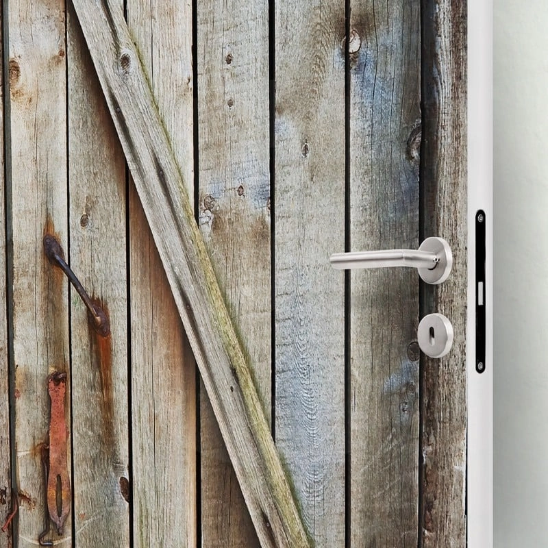 Αυτοκολλητο Πορτας OLD WOODEN DOOR