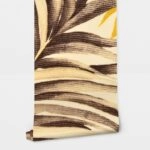 Αυτοκόλλητη Ταπετσαρία τοίχου YELLOW AND BROWN PALM LEAVES
