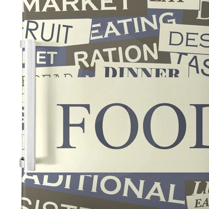 Αυτοκόλλητο ψυγείου FOOD COLLAGE