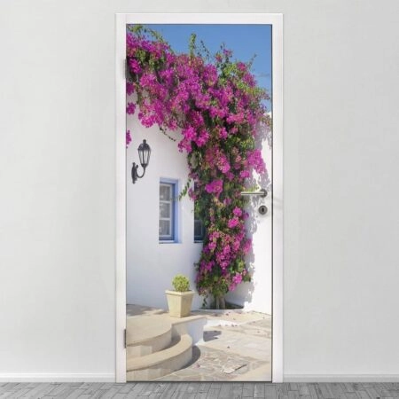 Αυτοκολλητο Πορτας BOUGAIVILLEA WINDOW