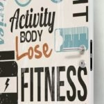 Αυτοκολλητο Πορτας GRUNGE FITNESS