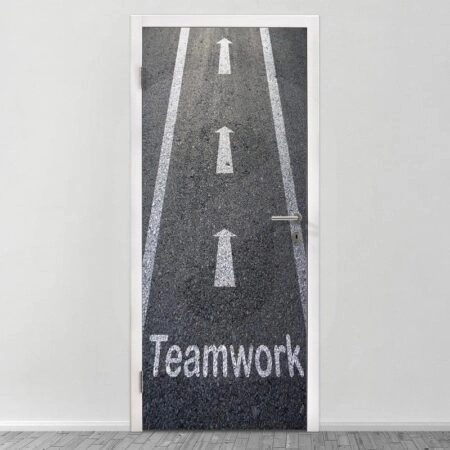 Αυτοκολλητο Πορτας TEAMWORK