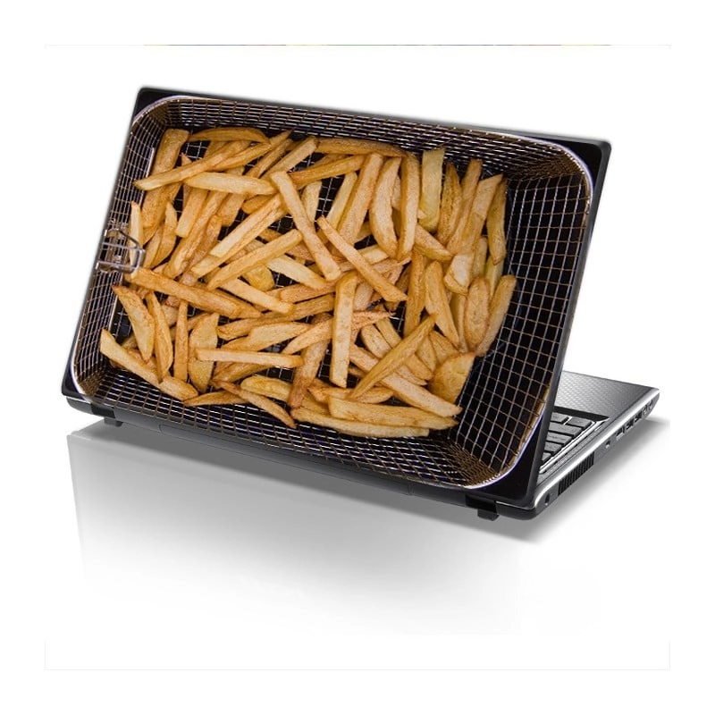 Αυτοκόλλητο Laptop FRIES