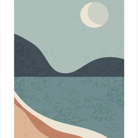 Πόστερ ABSTRACT COAST - Abstract - Αφηρημένα Sticky 2