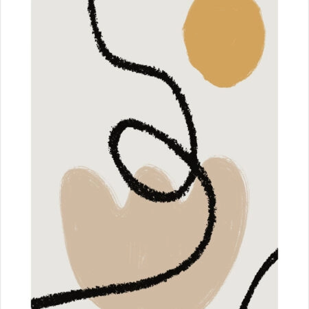 Πόστερ ABSTRACT MID CENTURY SHAPES - Abstract - Αφηρημένα Sticky 2