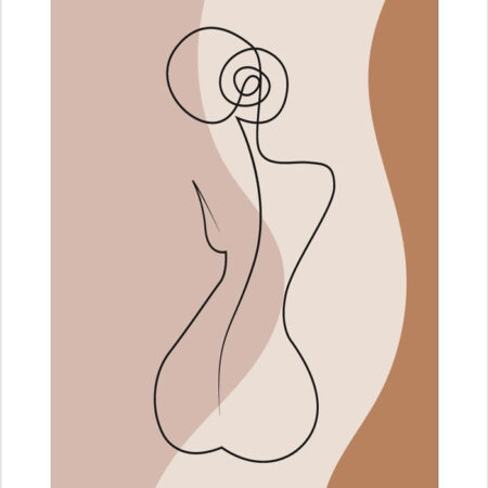 Πόστερ ABSTRACT WOMAN BODY - Abstract - Αφηρημένα Sticky 2