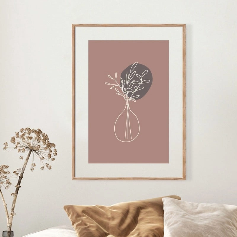 Πόστερ ABSTRACT FLORAL BOTANICAL ART