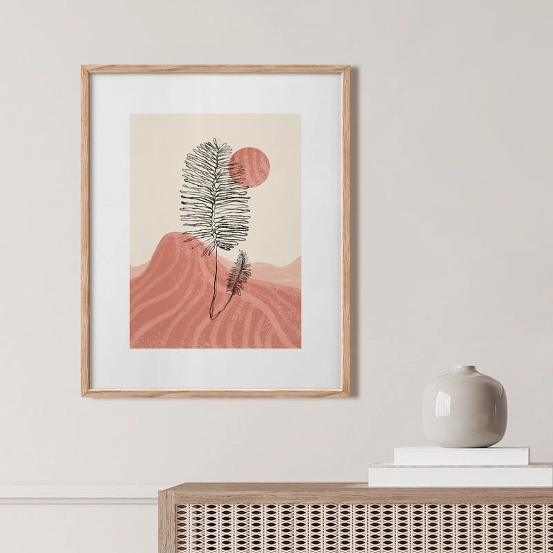 Πόστερ ABSTRACT MOUNTAINS AND SUN