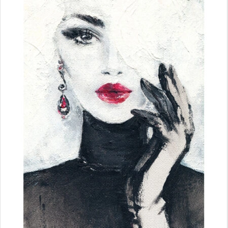 Πόστερ BEAUTIFUL WOMAN WATERCOLOR - Πορτραιτα - Φιγουρες Sticky 2