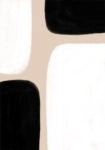 Πόστερ BLACK AND WHITE MINIMALIST ILLUSTRATION