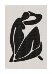 Πόστερ BLACK FEMALE SILHOUETTE