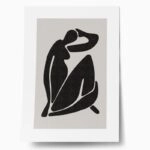 Πόστερ BLACK FEMALE SILHOUETTE