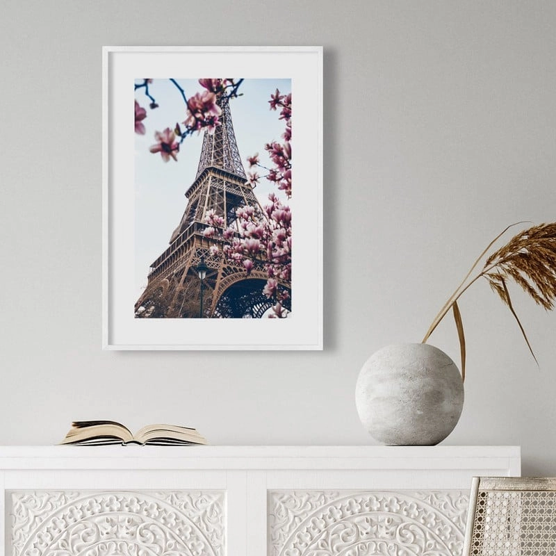 Πόστερ BLOSSOMING MAGNOLIA EIFFEL TOWER