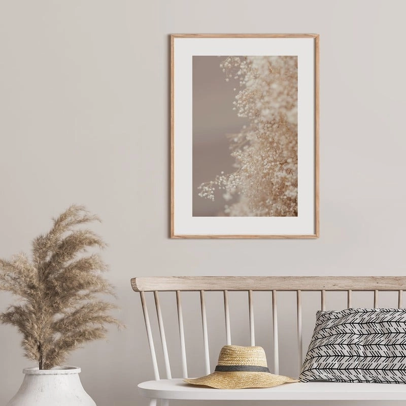 Πόστερ BLURRED WHITE FLOWERS